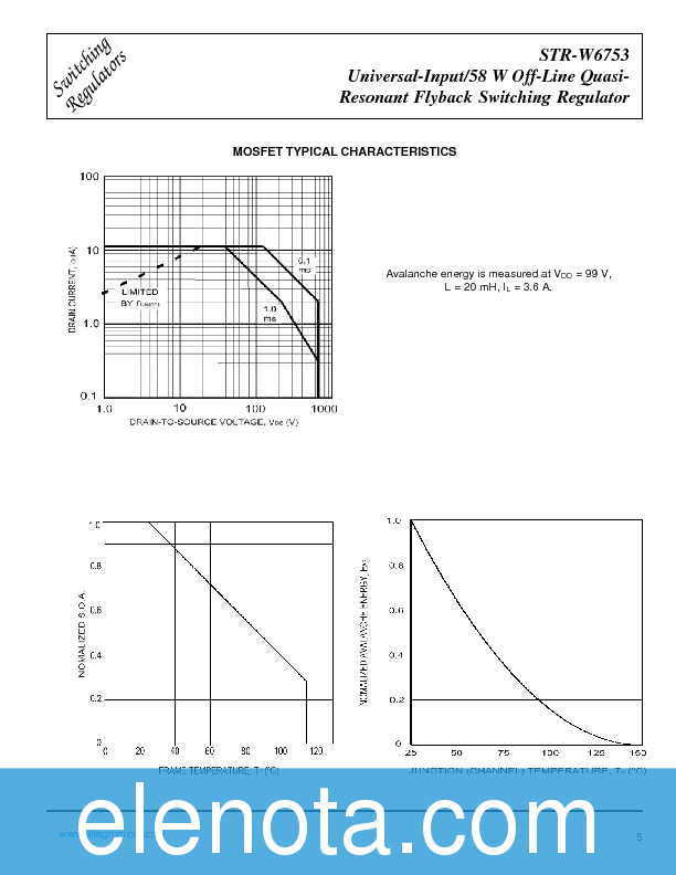 STRW6753 Datasheet PDF (207 KB) Allegro Microsystems | Pobierz z Elenota.pl
