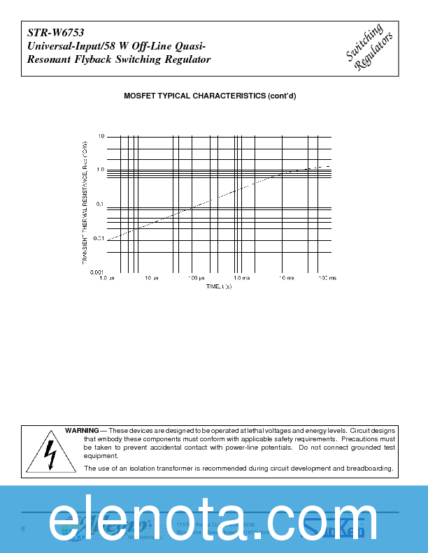 STRW6753 Datasheet PDF (207 KB) Allegro Microsystems | Pobierz z Elenota.pl