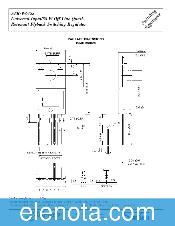 STRW6753 Datasheet PDF (207 KB) Allegro Microsystems | Pobierz z Elenota.pl