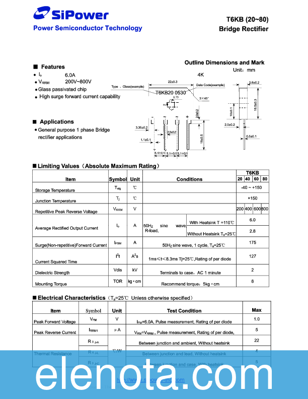 SiPower T6KB