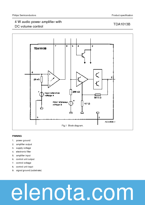 Tda1013b схема включения - Схемы