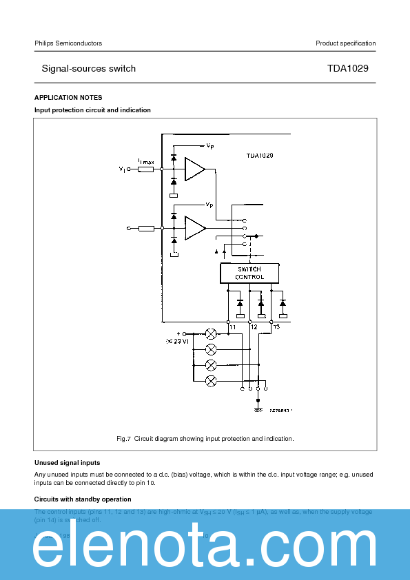 TDA1029 Datasheet PDF (237 KB) NXP Semiconductors | Pobierz z Elenota.pl