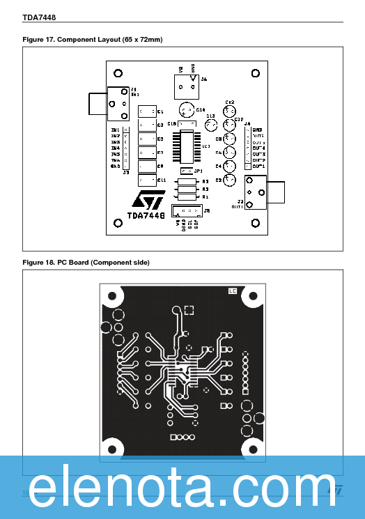 TDA7448 Datasheet PDF (364 KB) STMicroelectronics | Pobierz z Elenota.pl