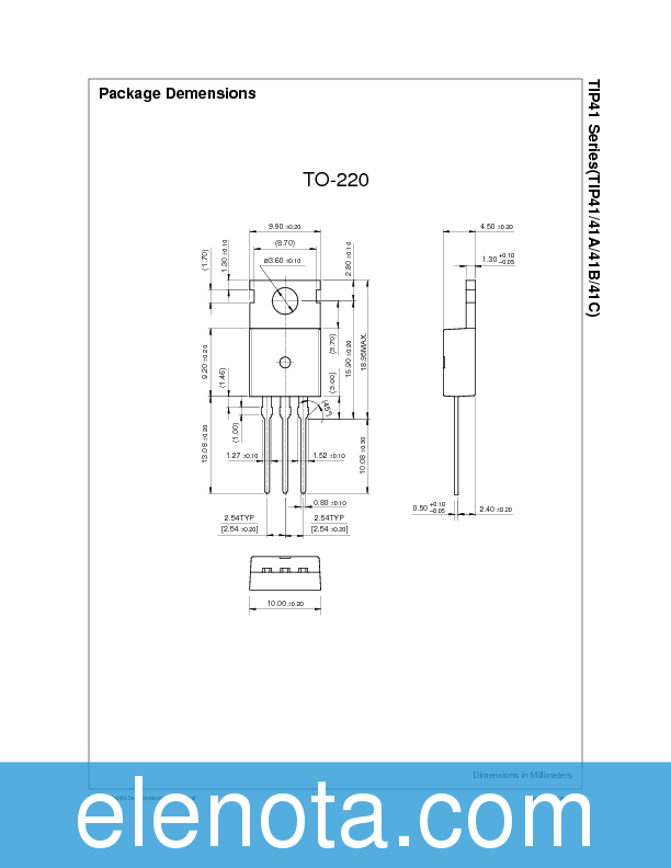 TIP41C Datasheet PDF (38 KB) Fairchild | Pobierz z Elenota.pl