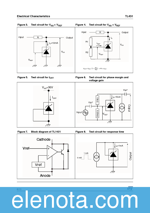 TL431 Datasheet PDF (241 KB) STMicroelectronics Pobierz z Elenota.pl