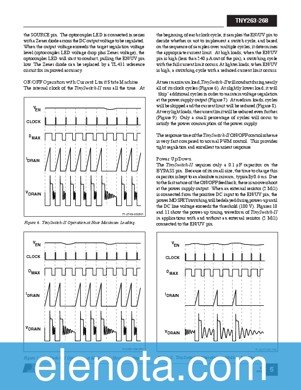 TNY264PN Datasheet PDF (1.18 MB) Power Integrations | Pobierz z Elenota.pl