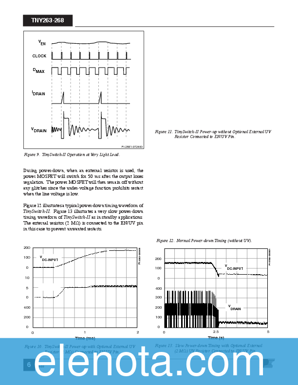 TNY264PN Datasheet PDF (1.18 MB) Power Integrations | Pobierz z Elenota.pl