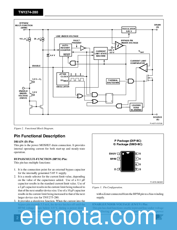 TNY274-280 Datasheet PDF (1.57 MB) Power Integrations | Pobierz z ...