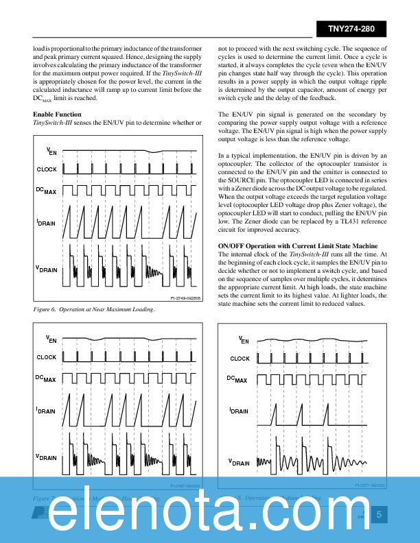 TNY280 Datasheet PDF (1.57 MB) Power Integrations | Pobierz z Elenota.pl