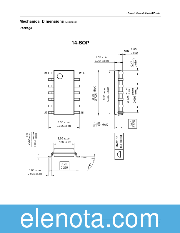UC3843 Datasheet PDF (92 KB) Fairchild | Pobierz z Elenota.pl