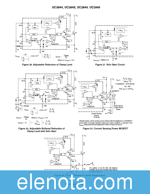 UC3844 Datasheet PDF (355 KB) ON Semiconductor | Pobierz z Elenota.pl