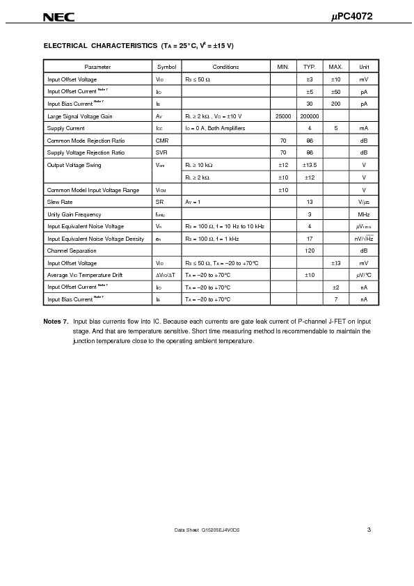 UPC4072 Datasheet PDF (68 KB) NEC | Pobierz z Elenota.pl