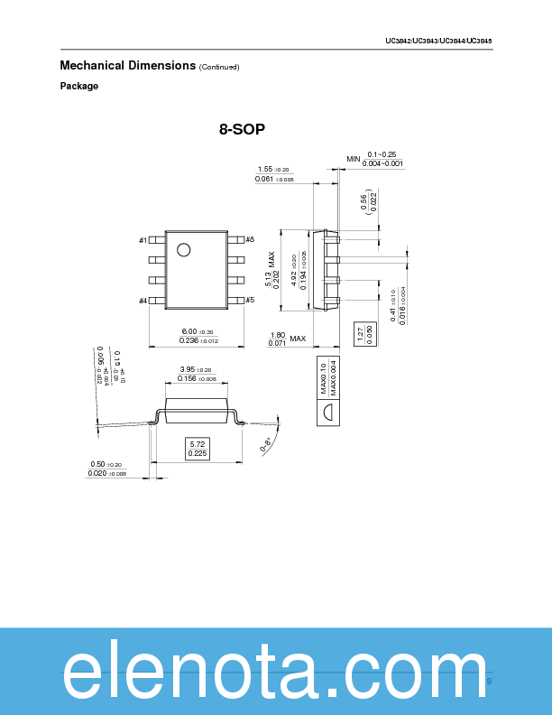 UC3843 Datasheet PDF (129 KB) Fairchild | Pobierz z Elenota.pl