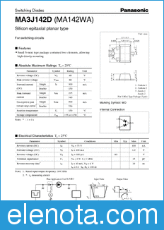Panasonic (MA142WA) datasheet