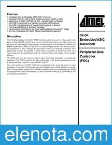 Atmel (PDC) datasheet