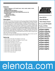 Atmel (SPLDs datasheet