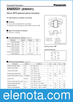 Panasonic (XN5531) datasheet