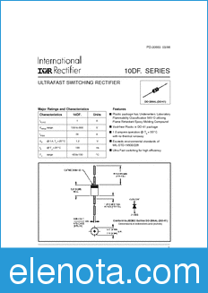 International Rectifier 10DF1 datasheet