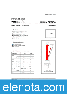 International Rectifier 111RIA datasheet