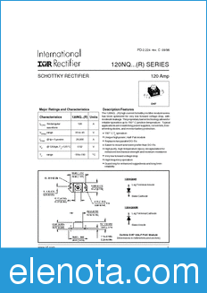 International Rectifier 120NQ datasheet
