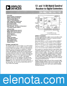 Analog Devices 1741 datasheet