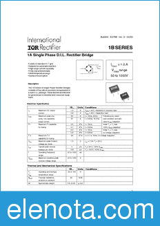 International Rectifier 1B005 datasheet