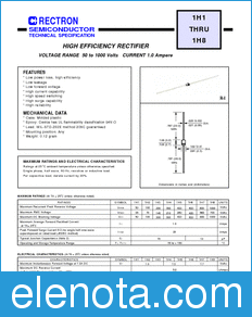 Rectron 1H2-B datasheet