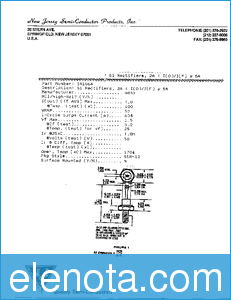 National Semiconductor 1N1064 datasheet