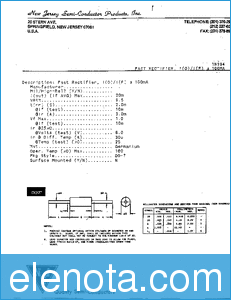National Semiconductor 1N994 datasheet