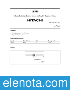 Hitachi 1SS88 datasheet