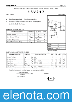 Toshiba 1SV217 datasheet