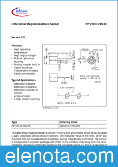 Infineon 210-D-250-22 datasheet