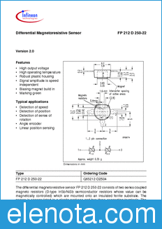 Infineon 212-D-250-22 datasheet