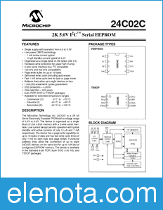 Microchip 24C02C datasheet