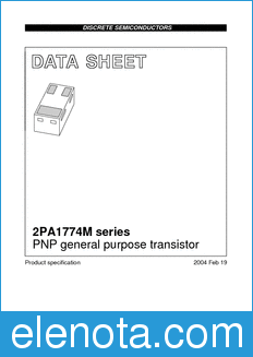 Philips 2PA1774M datasheet