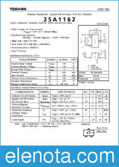 Toshiba 2SA1162 datasheet