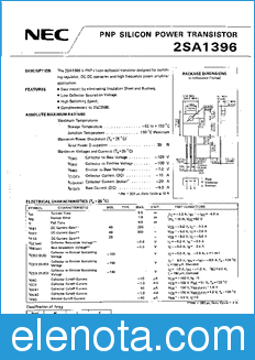 NEC 2SA1396 datasheet