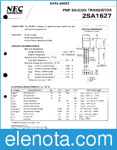NEC 2SA1627 datasheet