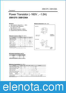 Rohm 2SB1236A datasheet