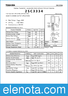 Toshiba 2SC3334 datasheet