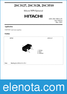 Hitachi 2SC3510 datasheet