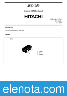 Hitachi 2SC4050 datasheet