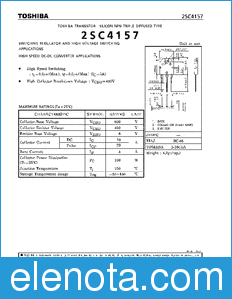 Toshiba 2SC4157 datasheet