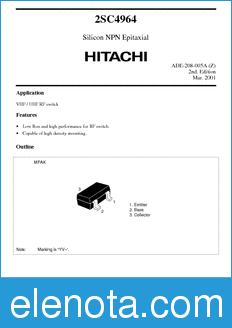 Hitachi 2SC4964 datasheet