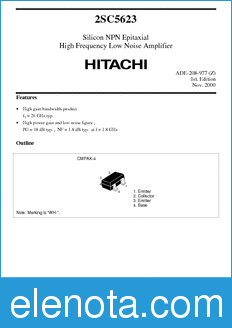 Hitachi 2SC5623 datasheet