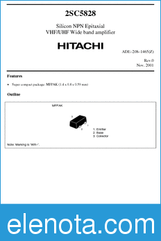 Hitachi 2SC5828 datasheet