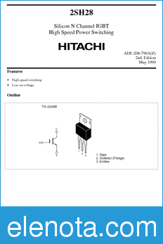 Hitachi 2SH28 datasheet