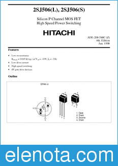Hitachi 2SJ506(L) datasheet