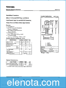 Toshiba Semiconductor 2SK1118 datasheet