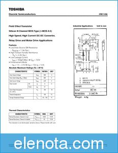 Toshiba Semiconductor 2SK1358 datasheet